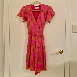 Pretty in Pink Floral Spring Mini Dress